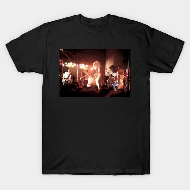 Fee Waybill The Tubes Photograph T-Shirt by Concert Photos